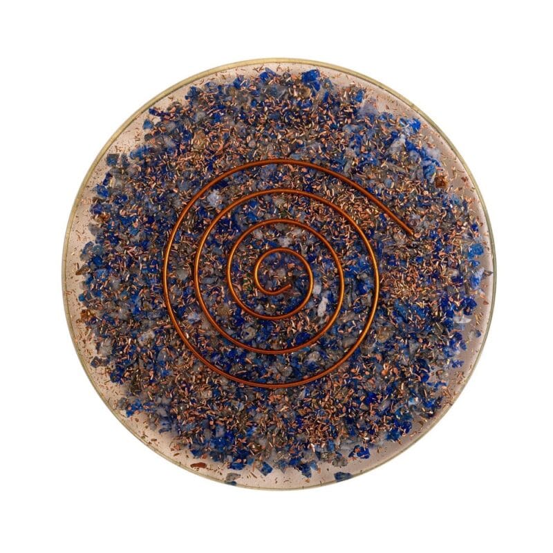 Orgonite onderzetter Lapis lazuli