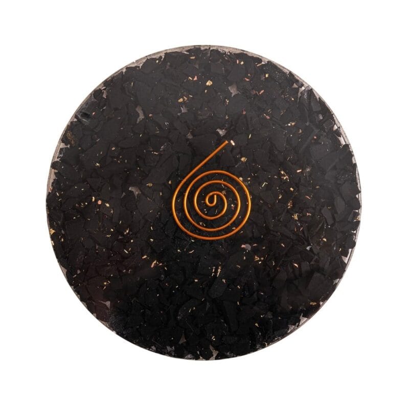 Orgonite onderzetter Shungiet