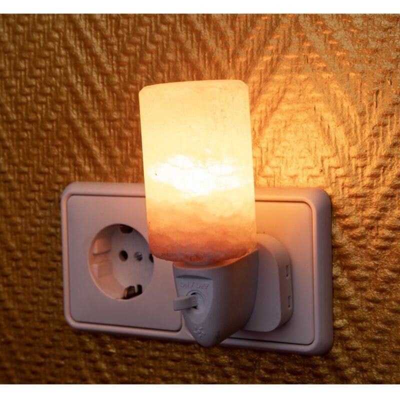 Zoutlamp nachtlicht Cilinder