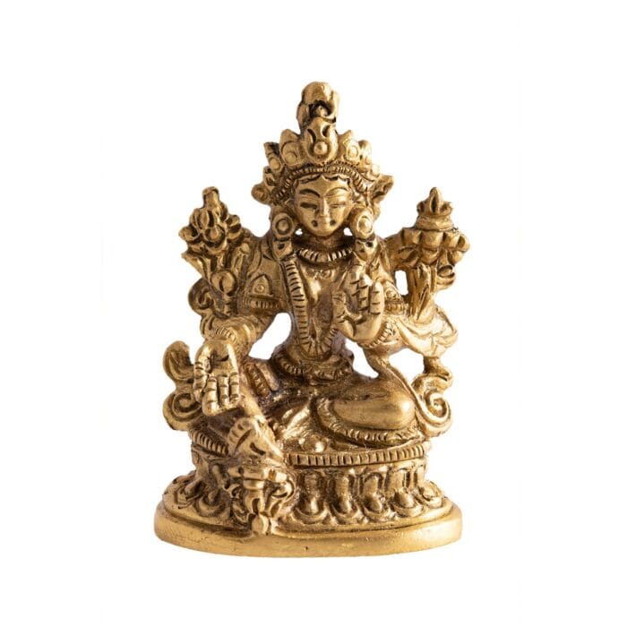 Groene Tara messing 6 cm2 (1)