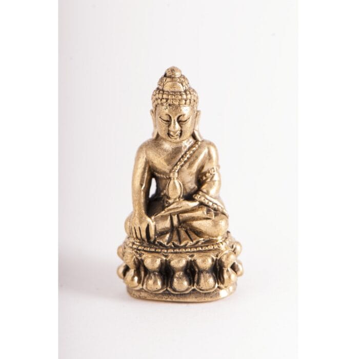 Miniatuur Medicijn Boeddha messing2 Miniatuur Medicijn Boeddha messing2
