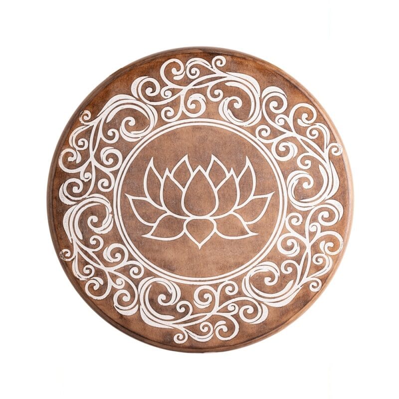 Wanddecoratie Lotus energieplaat