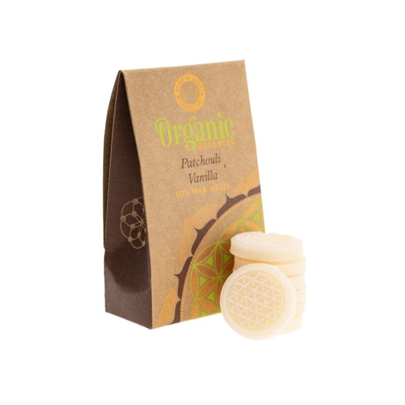 Waxmelt Patchouli Vanille met levensbloem