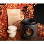 Waxmelt Sinaasappel met levensbloem