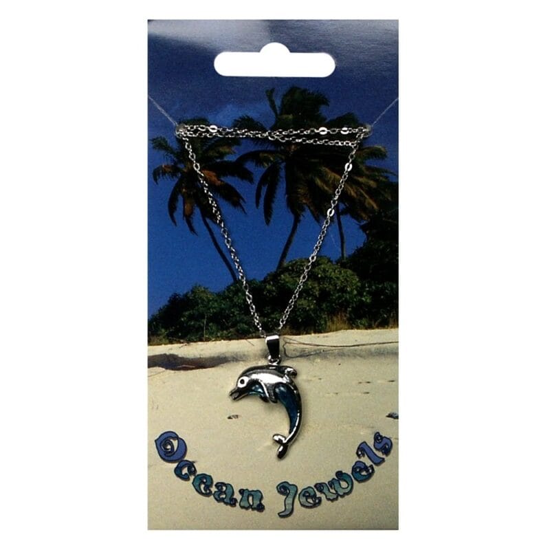 Hanger Dolfijn groot met paua schelp