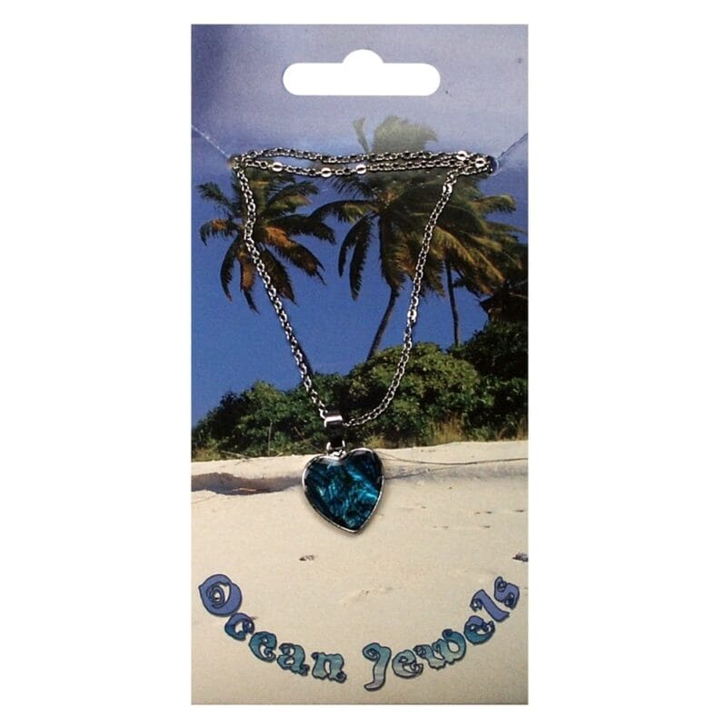 Hanger Hart met paua schelp