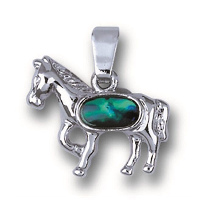 Hanger Paard met paua schelp