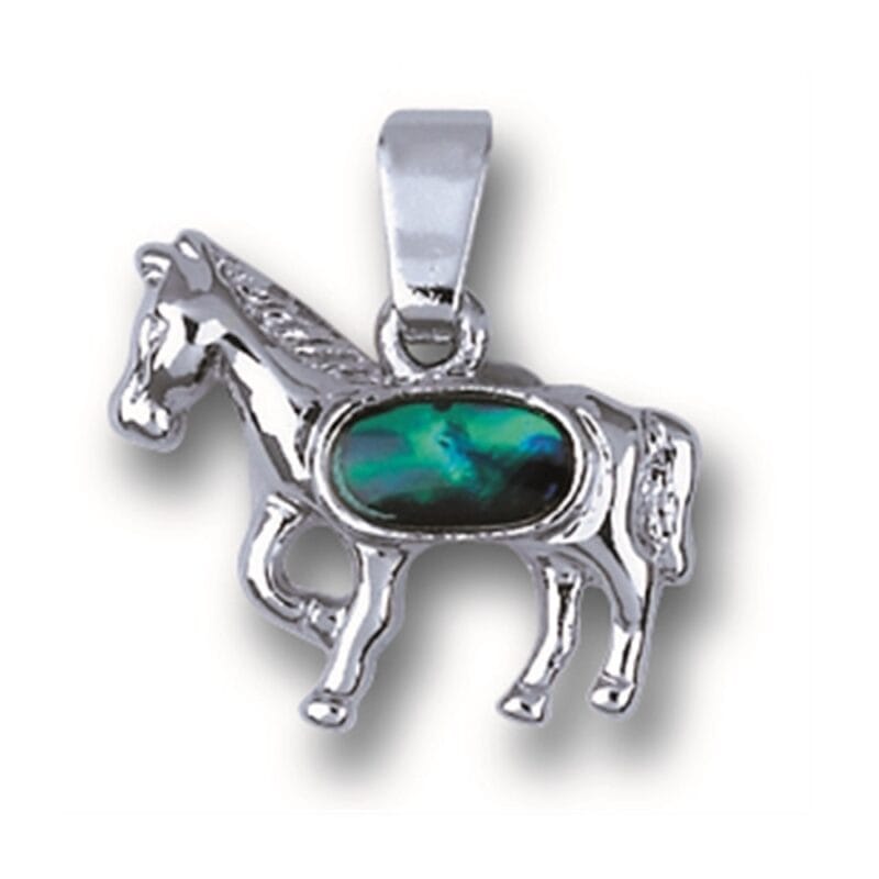 Hanger Paard met paua schelp