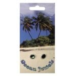 Oorbellen rond met paua schelp