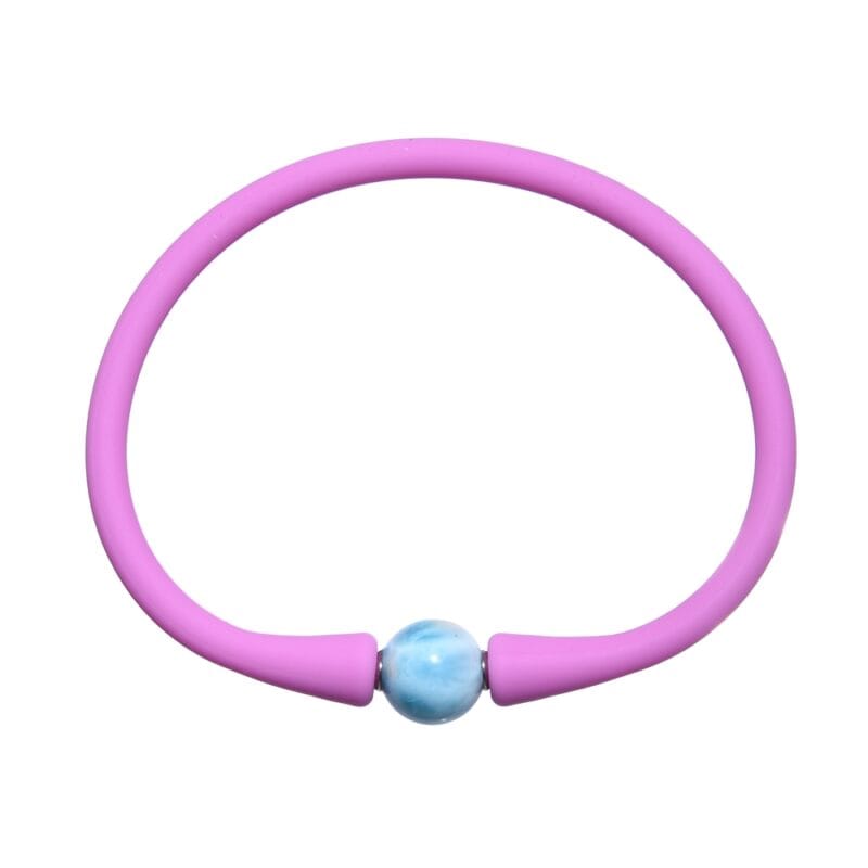 Armband roze met Larimar