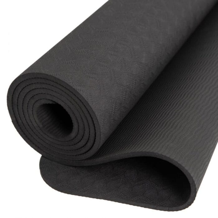 TPE Yogamat Zwart – Extra Dik – 6 mm – 183 x 61 cm TPE Yogamat Zwart – Extra Dik – 6 mm – 183 x 61 cm