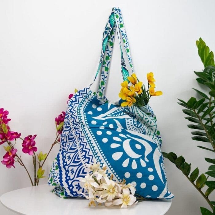 Tote Tas Katoen – Gerecycled Verrassing Tasje (45 cm) Tote Tas Katoen – Gerecycled Verrassing Tasje (45 cm)