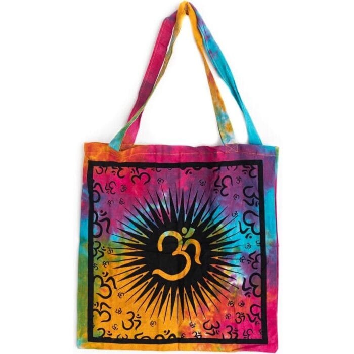 Tote Tas Katoen – OHM Kleurrijk (45 cm) Tote Tas Katoen – OHM Kleurrijk (45 cm)