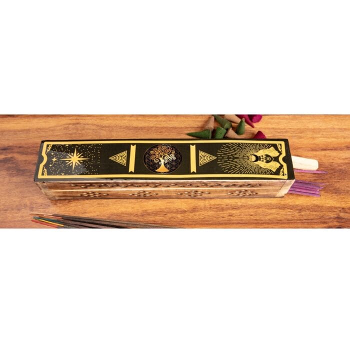 Fantasy Wierookbox - Cosmos Goud Zwart2