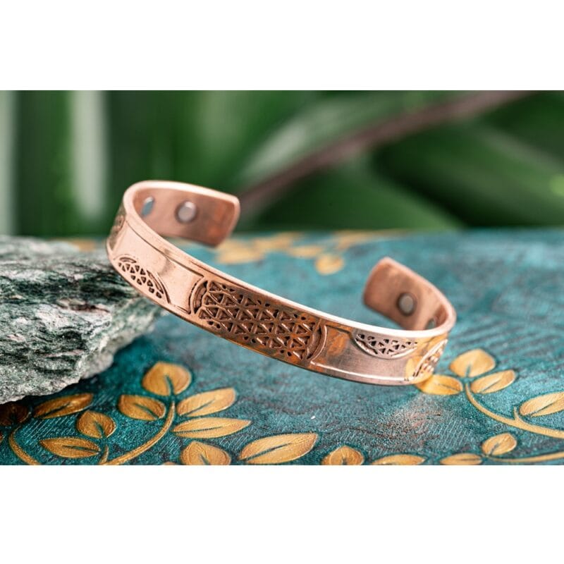 Magneet armband Levensbloem klein