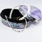 Sieradendoosje Parelmoer Paars2