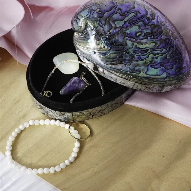 Sieradendoosje Parelmoer Paua schelp2