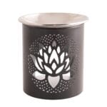 Wierookbrander Lotus met RVS schaal