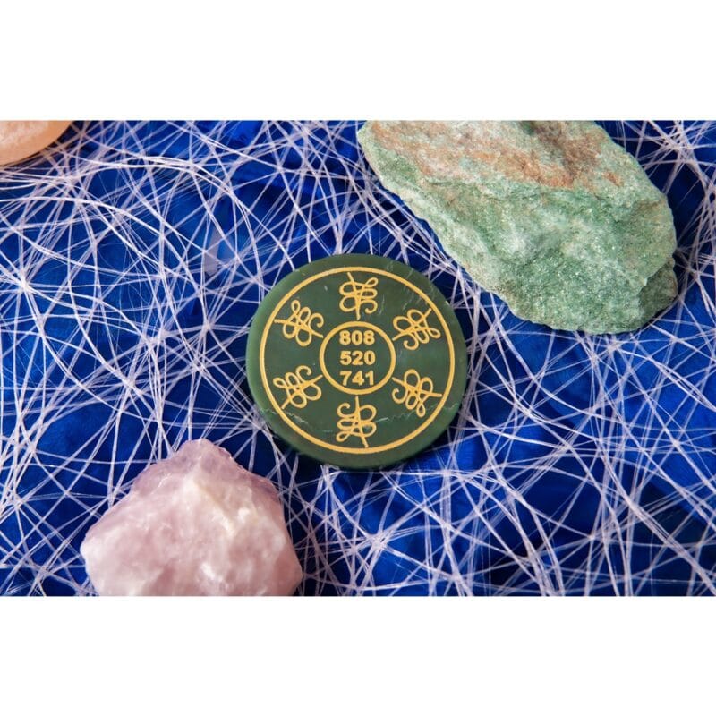 Engelen energieplaat uit Jade