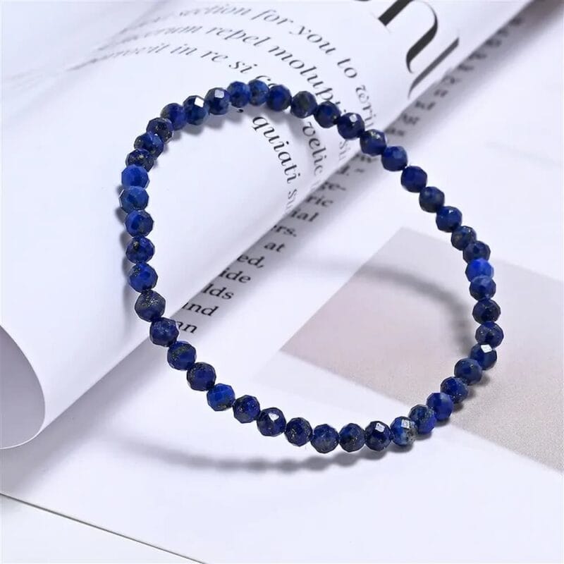 Lapis lazuli armband 3 mm voor kinderen2