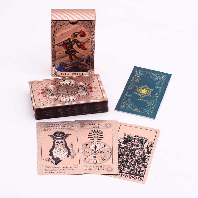 Rósegouden Tarot kaartenset2