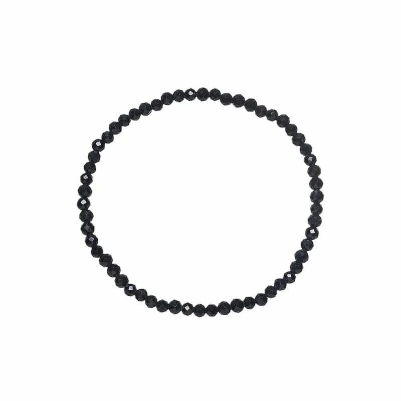 Zwarte toermalijn armband 3 mm voor kinderen
