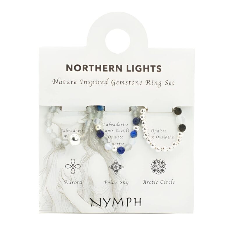 Nymph Spirit Edelsteen Ringenset - Noorderlicht