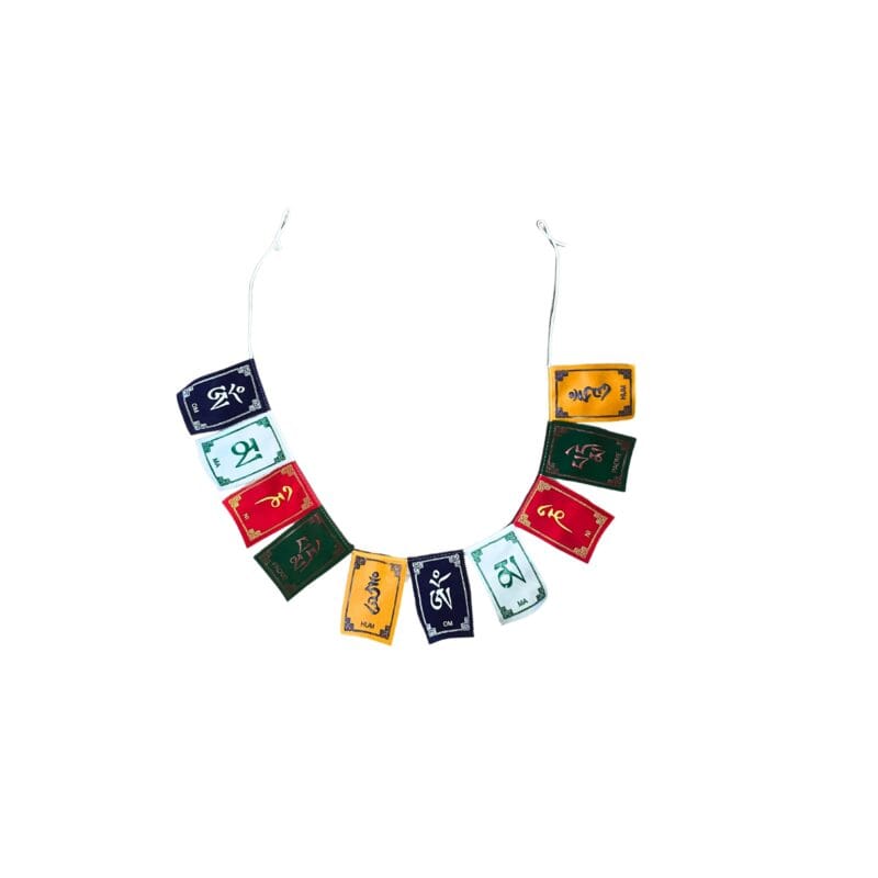 Tibetaanse gebedsvlaggen Om Mani Padme Hum - Klein