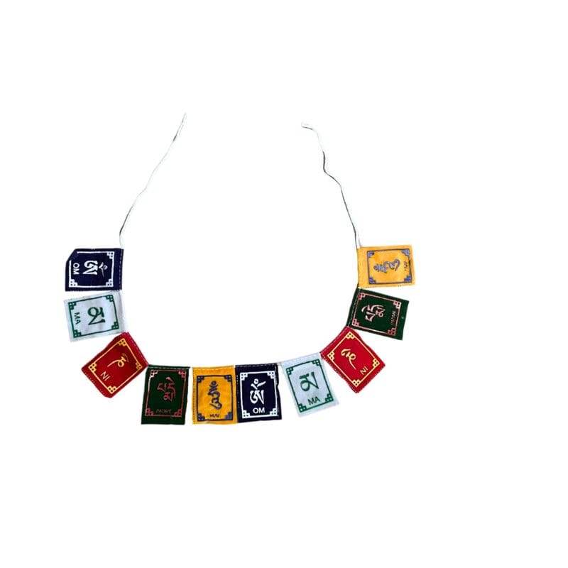 Tibetaanse gebedsvlaggen Om Mani Padme Hum - Middel