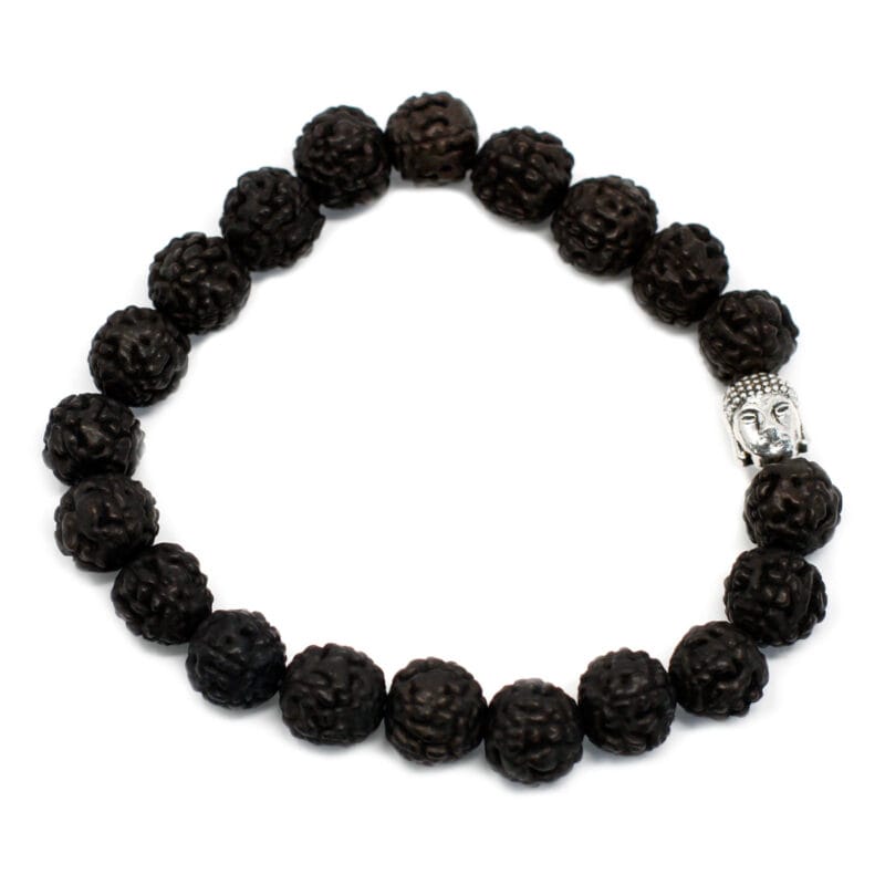 Armband Rudraksha Mala - Donker