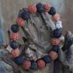 Rudraksha Mala Armband Boeddha - Mix3