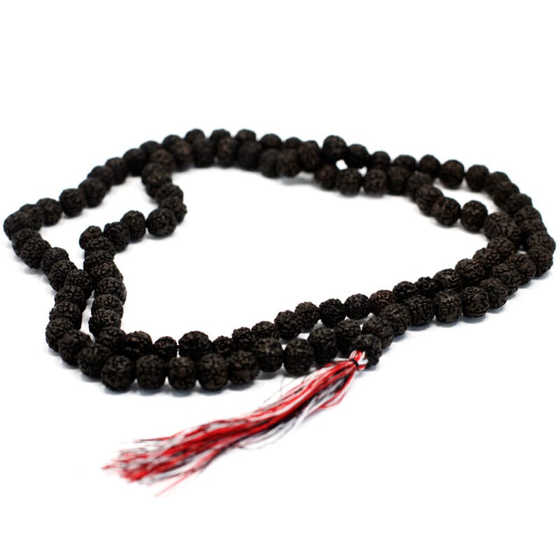 Rudraksha Mala Donker - 108 kralen