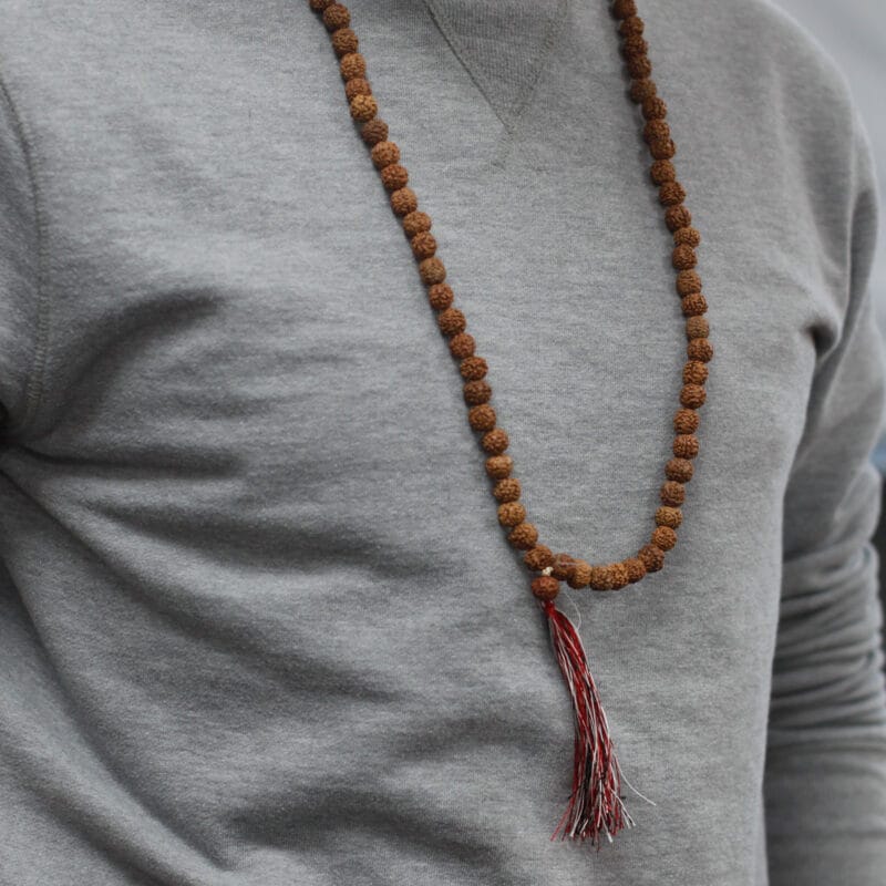 Rudraksha Mala Naturel - 108 kralen2