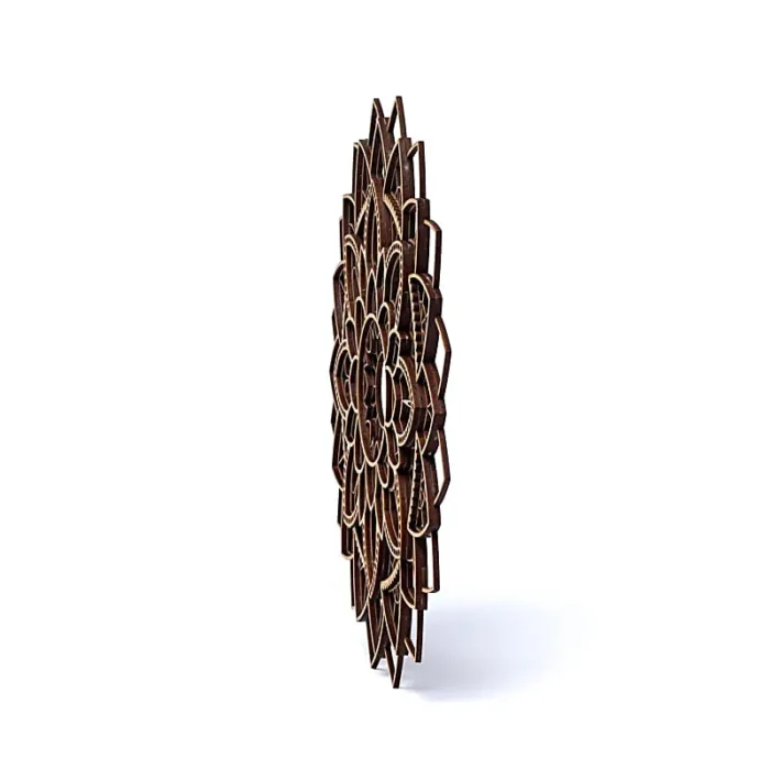 Mandala wanddecoratie Hout 25 cm3