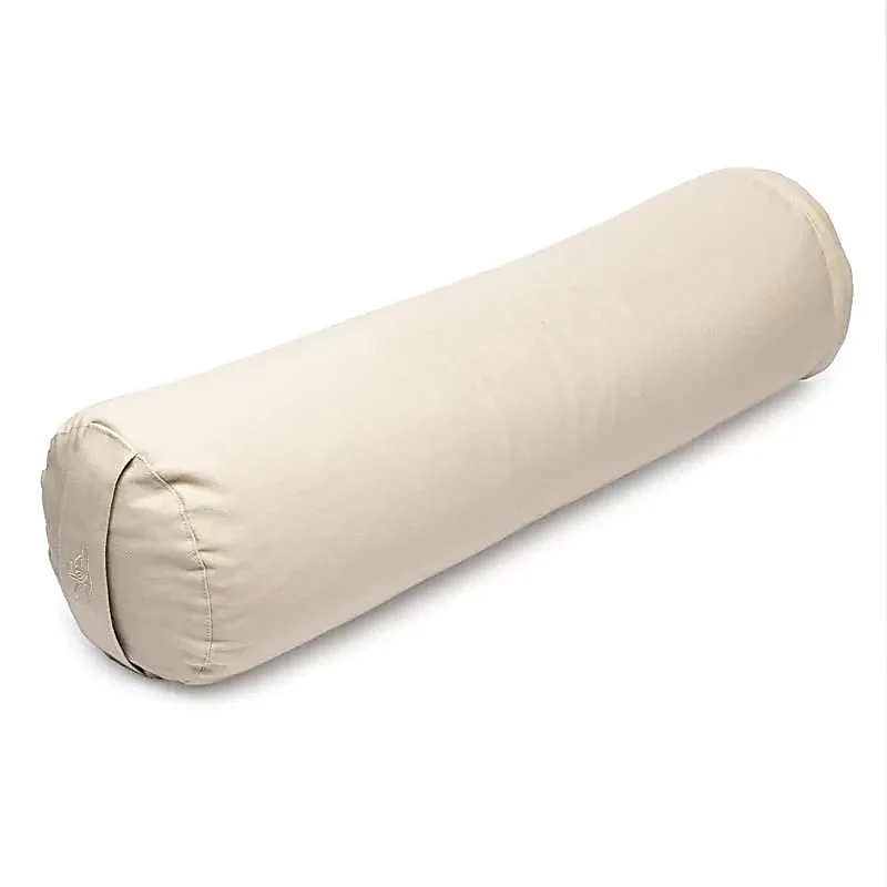 Yoga Bolster rond Beige van Biologisch Katoen
