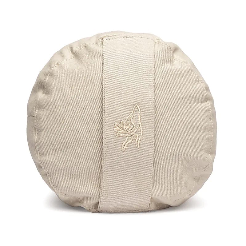 Yoga Bolster rond Beige van Biologisch Katoen2