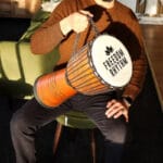 Pro Djembe Trommel – Freedom Rhythm(hoog) 50 cm - Afbeelding 5